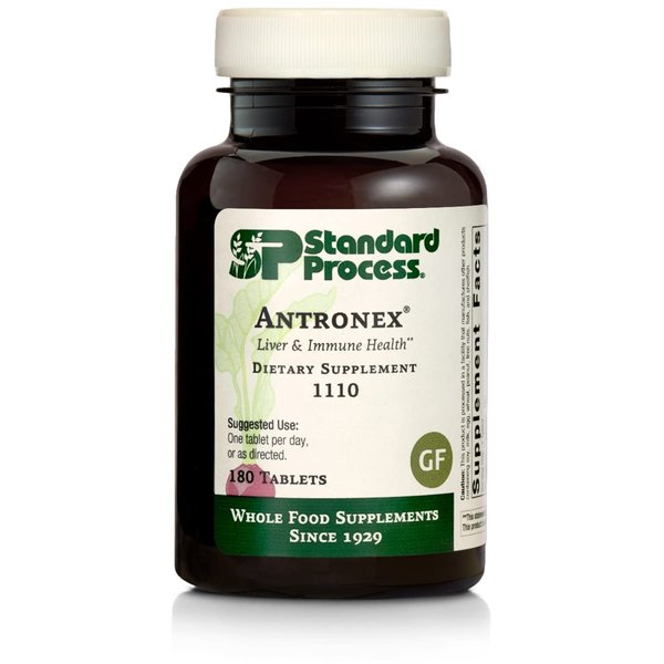 Standard Process Antronex - Whole Food Immune System Support and Liver Health Supplement with Calcium - 180 Tablets