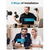 InnoGear Desktop Microphone Stand, Upgraded Adjustable Table Mic Stand with Mic Clip and 5/8" Male to 3/8" Female Screw for Blue Yeti Snowball Spark & Other Microphone