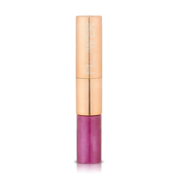 FLOWER BEAUTY Mix N Matte Lip Duo - Matching Full Coverage Matte Lipstick & High Shine Lip Gloss Duo (Violet Vixen)