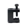Baudelun 1/4"-20 Beam Clamps, Black Steel Bolt-on Beam Clamp for 1/4" and 3/8" Threaded Rod, S-hooks and Bridle Rings, 25 Packs