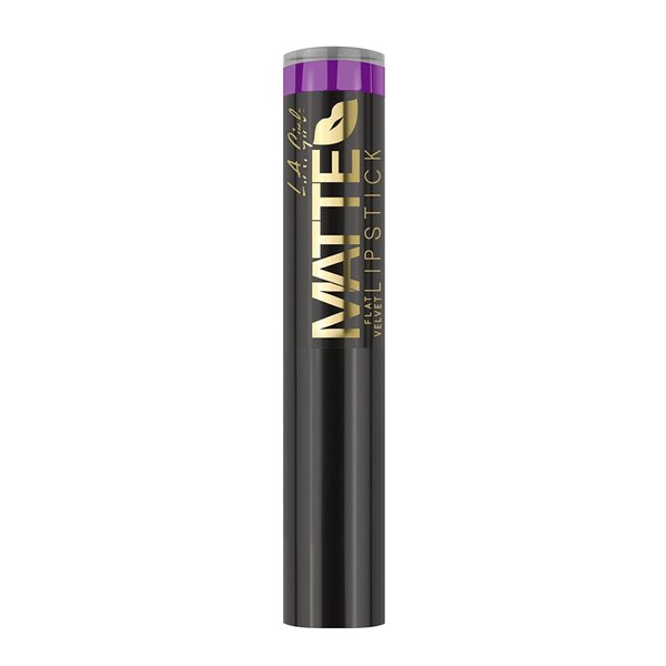 L.A. Girl Matte Flat Velvet Lipstick, Love Triangle, 0.1 Ounce