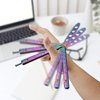 Little World Butterfly Knife - 1 Pack Trainer Practice Tool Steel Metal - Pro Folding Knife Unsharpened with Ergonomic Handle - Training Knife Practicing Flipping Tricks