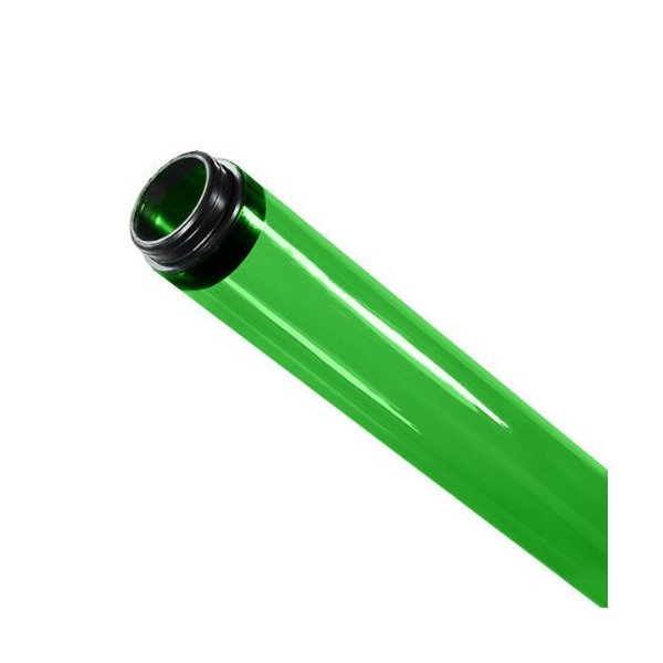 48 in. - T8 - Green - Tube Guard with End Caps - Colored Plastic Lamp Sleeve - American PLAS-100210