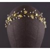 fxmimior Wedding Bridal Vintage Leaf Headband Headpiece Tiara Bride Hair Accessories (gold)