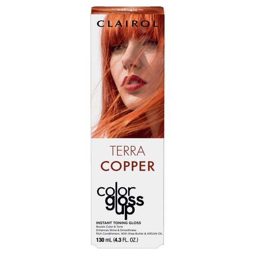 Clairol Color Gloss Up Temporary Hair Dye, Terra Copper Hair Color, Pack of 1