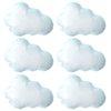 6 Pieces White Cloud Balloons for Birthday Baby Shower Themed Party Decorations Supplies