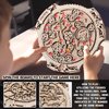 nicknack 3D Wooden Puzzle Maze Toy for Teens & Adults Wooden Labyrinth Board Game Marble Maze for Kids Brain Teasers