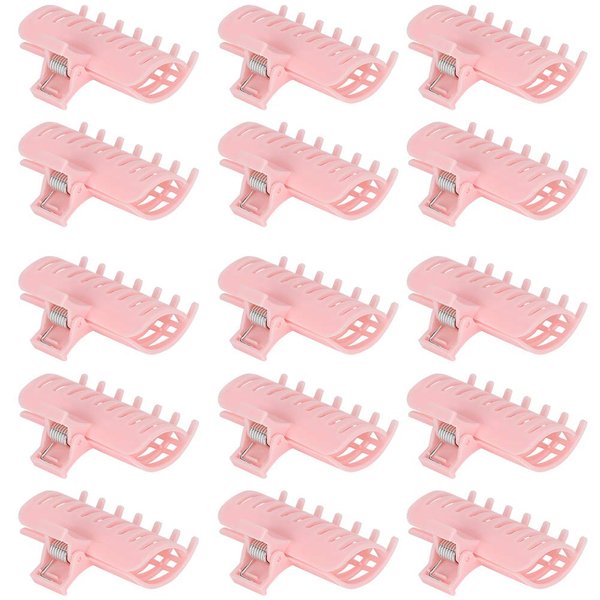 15Pcs/Set Compact Hot Rollers, Curler Claw Hairdressing Tool for Girls Women[]