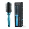 Shop LC Blue Self Cleaning Hair Brush Comb - Detangler Brush Round Brush for Blow Out - Easy Clean Roller Hair Brushes for Women Men Birthday Gifts