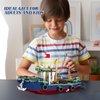 WVINVW Fishing Boat Building Blocks Sets, Compatible with Lego Boat Sea Fishing Building Blocks Toy Set Collection Decoration, Gifts for Boys and Girl Ages 6-12 Years Old and up, 582 Pcs