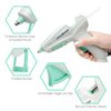 HAUSHOF Mini Hot Glue Gun Kit with Hot Glue Sticks (20-Piece), for Home Decoration & Crafts & Quick Repairs, 20W, 120V