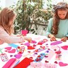 Valentine's Day Gifts for Kids - 401 PCS Valentine's Day Cards Craft Kit DIY Bookmarks Set, Valentine Craft Kits with Assorted Hearts Stickers Valentines Favors for Kids Classroom Gifts Exchange