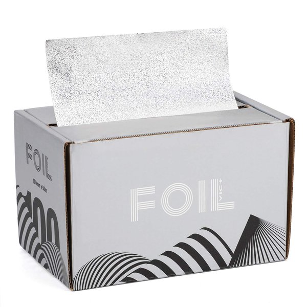 Segbeauty Aluminum Hair Foil Roll for Professional Hair Coloring, Highlighting, Balayage and Bleaching - Embossed (120mm x 50m)