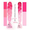 Pink Braiding Hair Extensions for Braids 24 inch 6 Packs Synthetic Hair for Braiding Hot Pink to Light Pink