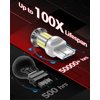 Torchbeam 7440 7443 LED Bulbs Reverse Lights, 600% Bighter Perfect for Backup Lights, Tail Brake Parking Signal Lights, DRL, T20 7441 7444 LED Bulb with 6000K Xenon White, Pack of 2