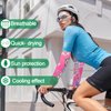 MERTURN 4 Pair Gardening Sleeves Women Anti-Slip Sun Protection Sleeves to Cover Arms Cooling Arm Sleeves for Women Men