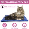 MARUNDA Self Warming Cat Bed,Super Soft Dog Bed Crate Bed Blanket, Self Heating Cat Pad, Thermal Cat and Dog Warming Bed Mat.