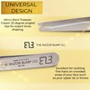 Razor Bump Co. Professional Micro Slant Tweezer, made in USA, Best Precision Tweezers for Eyebrows, Chin Hair, Ingrown Hair Removal – Surgical Grade, Rustproof, Non-Irritating Stainless Steel