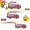 Ailejia Fire Engine Rescue Trucks Diecast Toy US Style Firetruck Toy Cars for Boys and Girls (Fire Truck)