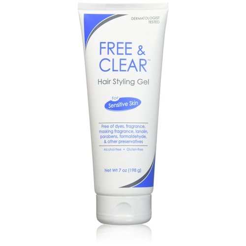 Free & Clear Hair Styling Gel, Unscented, (SG_B00MX6ZXT2_US), 7 Ounce (Pack of 2)