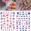 4 Sheets Cute Cartoon Nail Art Stickers Decals 3D Self Adhesive Designer Nail Stickers Kawaii Design Cute Nail Art Supplies Cute Nail Decals for Women Girls Nail Decorations DIY Manicure