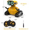 GILOBABY Robot Toys, Remote Control Robot Toy, RC Robots for Kids with LED Eyes, Flexible Head & Arms, Dance Moves and Music, Birthday Gifts for Boys Girls Ages 3+ Years (Yellow)