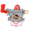 HUZTL BVM200FE Carburetor for Poulan 545081857 Craftsman Leaf Blower 358794765 358794780 358794773 358794774 358794770 358 794763