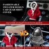 Rakizbe Car Shift Knob Hoodie, Funny Gear Shift Knob Cover, Universal Mini Hoodie for Car Shifter, Automotive Interior Novelty Accessories Decorations