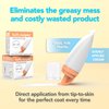 Eli & Ali Tush Swiper - Diaper Rash Cream & Butt Paste Applicator - Universal Fit for Most Diaper Creams | Mess-Free & Hygienic Alternative to Cream Spatula - Carry Less Baby Gear - Orange, 1 Pack