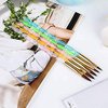 5Pcs UV Gel Acrylic Nail Brush Set for Nail Art Tips Builder and Nail Painting