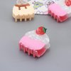 Generic Funny Strawberry Cake Hair Clip,Acetate Claw Clip for Women,Women Hair Accessories, 1 Count (Pack of 1)