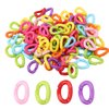 Plastic Chain Links for Birds Bird Toys Parrots cage Silly Toy Supplies Material Conures Rings Hooks Hard Parrot c Clip Planet Pleasures Chains Color Rainbow Caged Clips