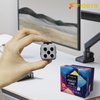 FIDGYB 2PCS Cube Fidget Stress Relief Toy for Adults & Kids, Smooth, Quiet Sensory Toy for Anxiety, Focus & ADHD Idea[Camo+LGB][2PCS]