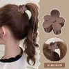 Flower Clips for Hair Accessories for Girls Women Matte Flower Hair Clips Claw Medium Hair Claw Clips Jaw Clips for Hair Clamps