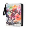 Zettokete 4 Pocket Football Card Binder,50 Double-Sided Pages with 400 Slots for Football Cards 2023-2024,Collectible Trading Card Sports Card Protective Holder