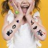 Awinmay Halloween Temporary Tattoos for Kids - 11 Sheets Halloween Trick or Treat Fake Tattoos Stickers for Boys and Girls,Halloween Party Favor for kids Halloween Gifts Goody Bag Stuffers 120 Pieces
