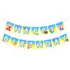 Treasures Gifted Officially Licensed Peppa Pig Birthday Banner - Peppa Pig Happy Birthday Banner - Peppa Pig Birthday Party Supplies, Peppa Pig Banner