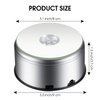 7 LED Rotating Display Stand Light Colorful Crystal Display Base Cup Display Turner Platform 360 Degree Display Spinner with USB Cable for Tumbler Cup Crystals Glass Jewelry Art Craft Gift (1 Piece)