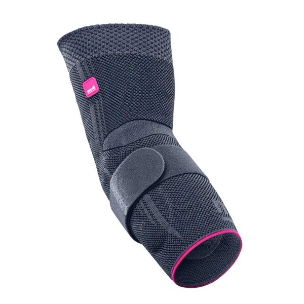 Medi Epicomed Elbow Support w/Accu Pressure Silicone Insert Silver V K400215