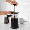 IKEA.. 002.978.50 French Press Coffee Maker, 6.69 x 5.51 x 3.54 inches, Glass, Stainless Steel