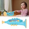 Musical Instruments, Kid Trumpet Children Preschool Music Toy for Boys and Girls(Blue)