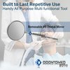 OdontoMed2011® 10 Pieces Dental Mouth Mirror #5 with Handle Stainless Steel