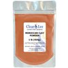 ClearLee Moroccan Red Clay Cosmetic Grade Powder - 100% Pure Natural Powder - Great For Skin Detox, Rejuvenation, and More - Heal Damaged Skin - DIY Clay Face Mask (1 LB)