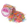 JASVERLIN Colorful Hair Elastic Bands, Mini Multicolor Rubber Bands Hair Toddler Baby Hairstyles Girl Ponytails 1000pcs