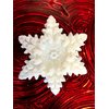 Christmas All Natural Handmade Glycerin Soap Winter Decoration Blue Snowflake Hand Soap Bar Ocean Breeze Scent