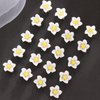 20Pcs Small Flower Hair Clips for Girls Women Cute Small Hair Claw Flower Clips for Hair Wedding Hair Barrettes Bridal Hair Accessories for Girls Women Yellow