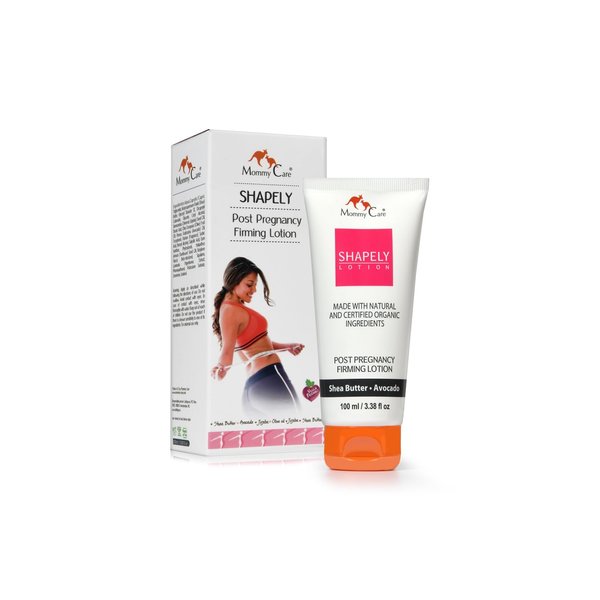 MOMMY CARE Shapely Post Pregnancy Firming Lotion With Laminaria and vitamin E Postpartum Belly Firming Cream Tummy Tightening for After Pregnancy Certified Organic (1 Bottle 3.38 fl.oz)