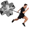 KEYPOWER Running Speed Training 56" Parachute with Adjustable Strap Speed Chute Resistance Running Parachute for Adults