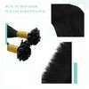 [For Wedding] YoungSee U Tip Hair Extensions Black U Tips Human Hair Extensions Jet Black U Tip Hair Extensions Real Human Hair 22In Keratin Hair Extensions Black Pre Bonded Hair Extension 50s/50g