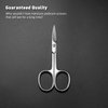 BEZOX Nail Scissors with Sharp Curved Blade - Nail Maintenance Toenail and Fingernail Scissor with Ergonomic Design for Men & Women